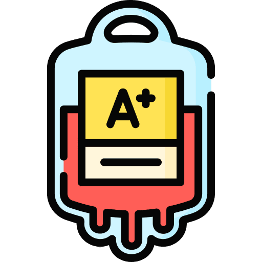 Blood bag iv bag emergency hospital icon