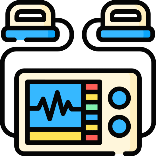 Defibrillator defibrillator emergency security icon