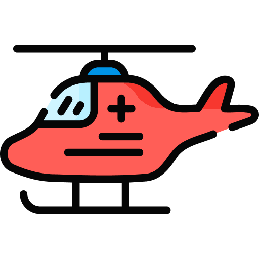 Helicopter hospital helicopter flight icon