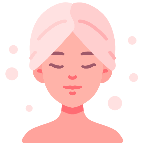 Beauty treatment peel beauty salon skin icon