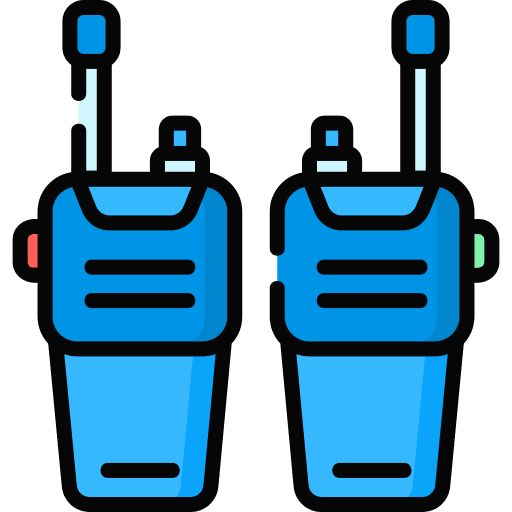 Walkie talkie technology healthcare and medical electronics icon