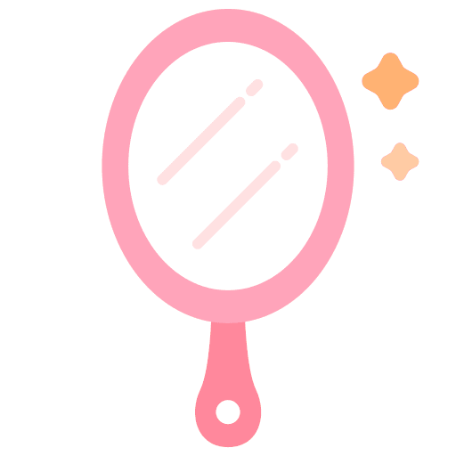Mirror mirror cosmetic makeup icon