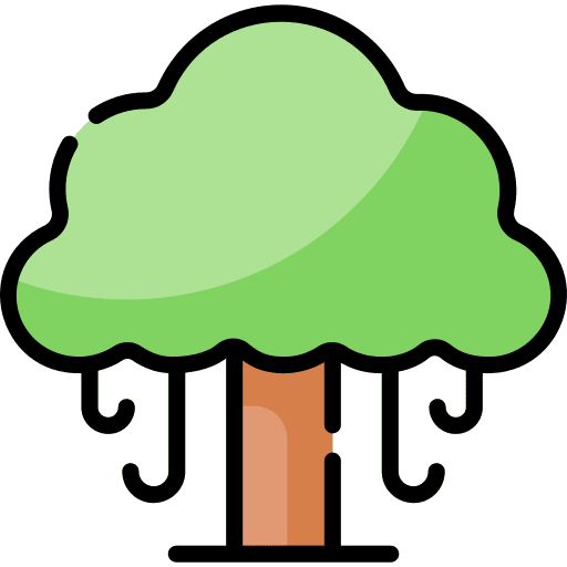 Tree botanical tree garden icon