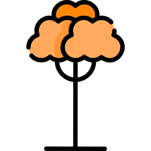 Tree yard nature forest icon