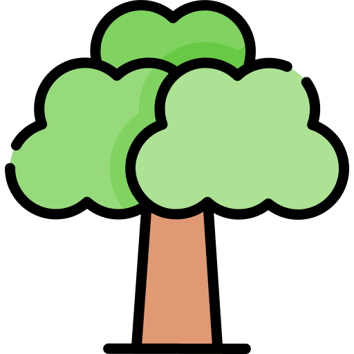 Tree nature botanical forest icon