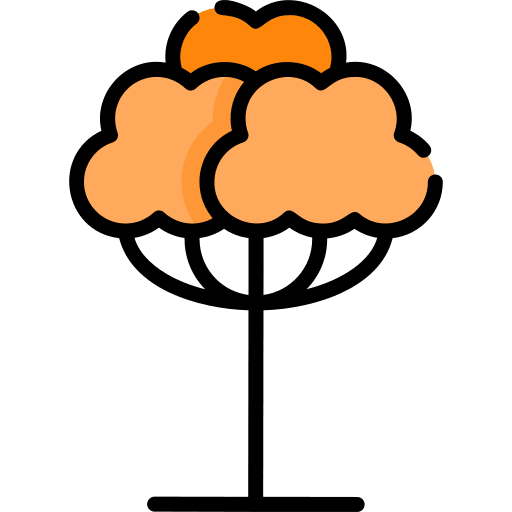 Tree nature botanical garden icon