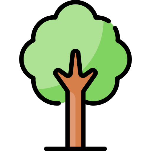 Tree nature forest garden icon