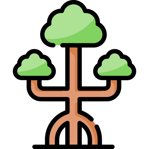 Tree botanical tree garden icon