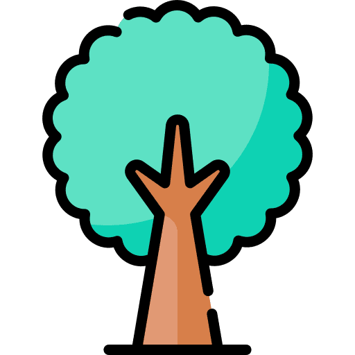 Tree yard garden tree icon