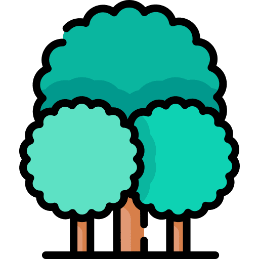 Tree yard nature forest icon