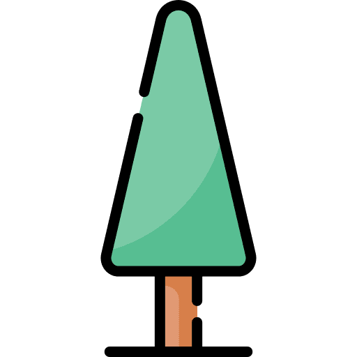 Tree yard garden botanical icon