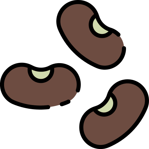 Beans vegan beans food and restaurant icon