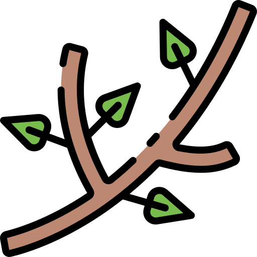 Branch nature tree twig icon