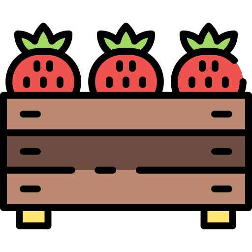 Harvest farm farming and gardening fruit icon