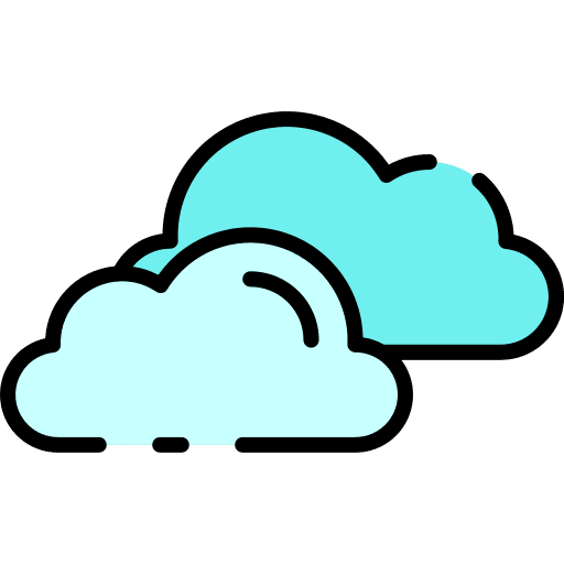 Cloudy weather cloud haw weather icon