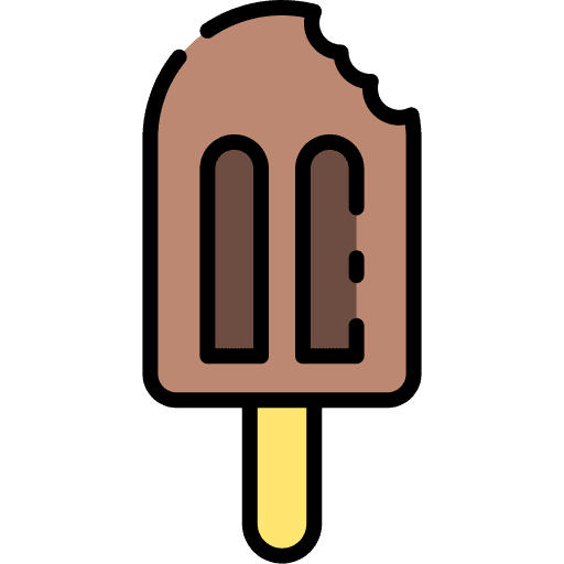 Ice cream dessert popsicle stick ice cream icon