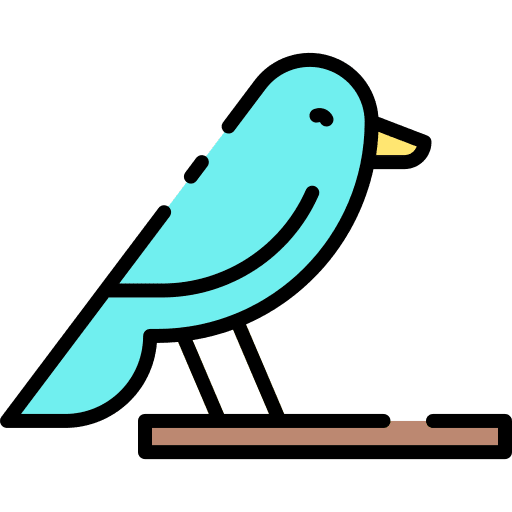 Bird nature wings animals icon