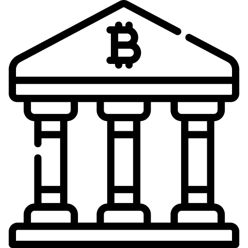 Cryptocurrency finance bitcoin business and finance icon