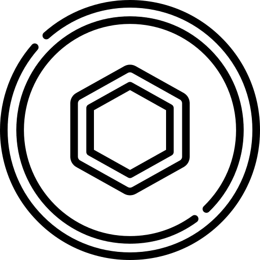 Chainlink cryptocurrency cash money icon