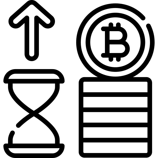 Cryptocurrency money cash coin icon