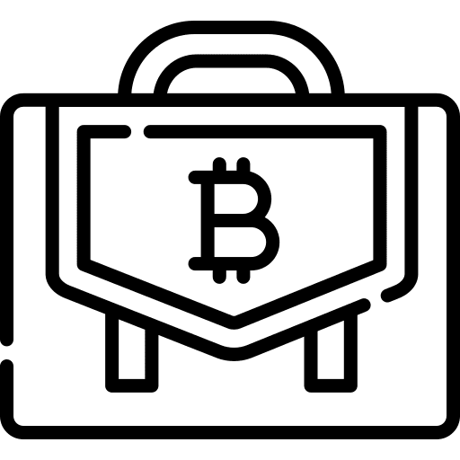 Bitcoin coin cryptocurrency money icon