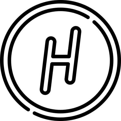 Hedgetrade currency cryptocurrency business icon