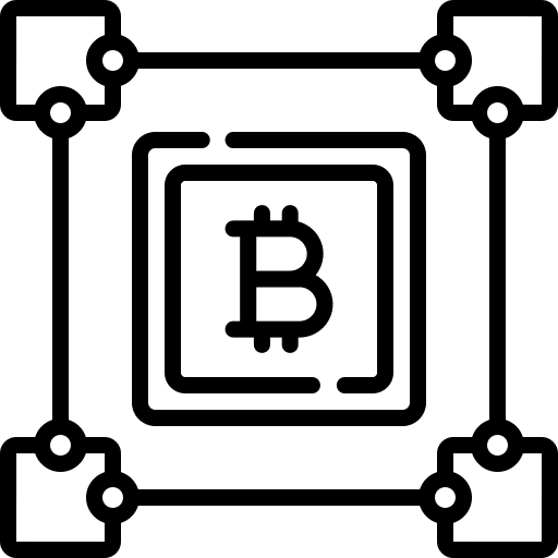 Blockchain currency blockchain cryptocurrency icon