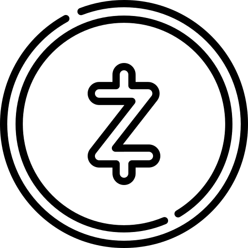 Zcash coin zcash cash icon