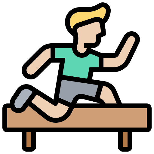 Challenge success business and finance hurdles icon