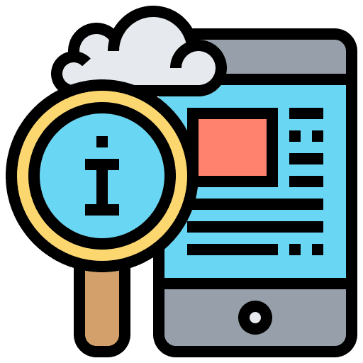 Information management information management info faq icon