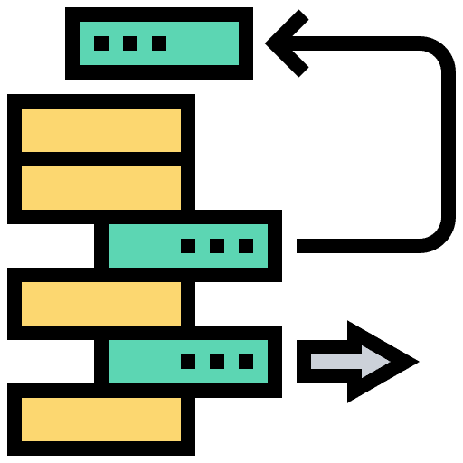 Scrum scrum flow chart process icon