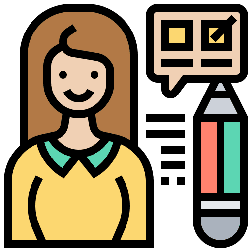 Testing criteria checking business and finance icon