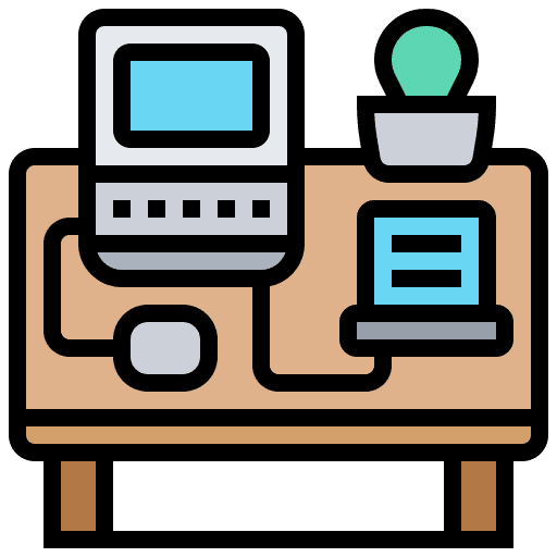 Workplace working desktop workplace icon