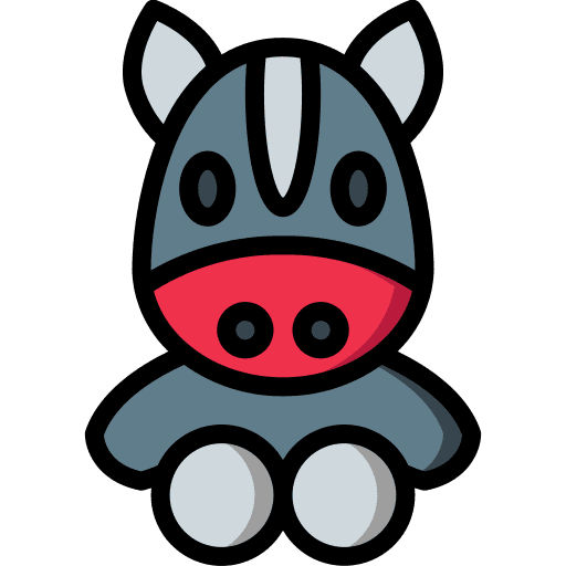 Horse horse kid and baby toy icon