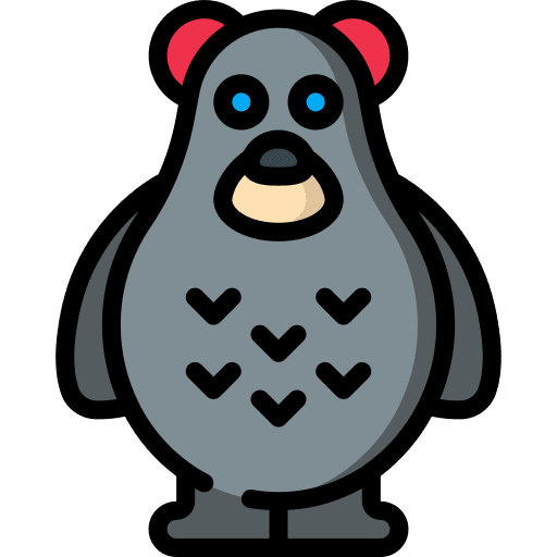 Bear toy teddy animal icon