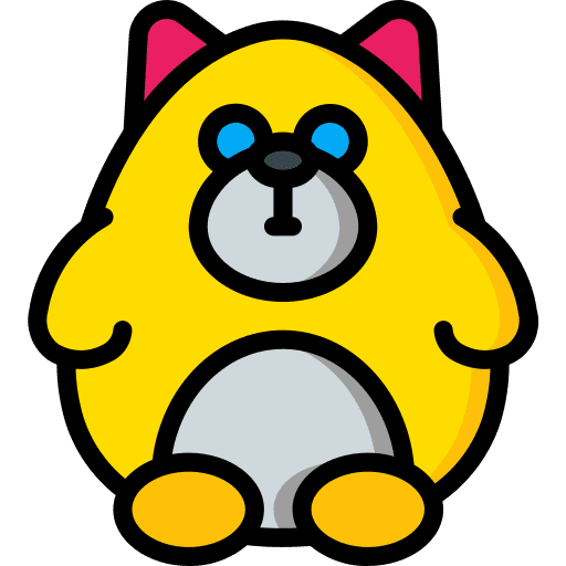 Cat kid and baby kitten cat icon