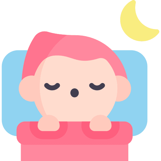 Sleeping sleeping people wellness icon
