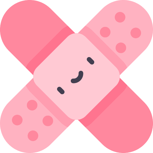 Band aid healthcare and medical healing band aid icon