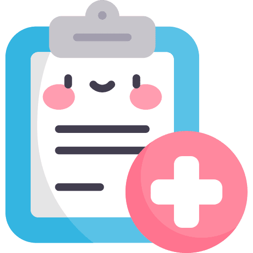 Medical report clipboard medical report hospital icon