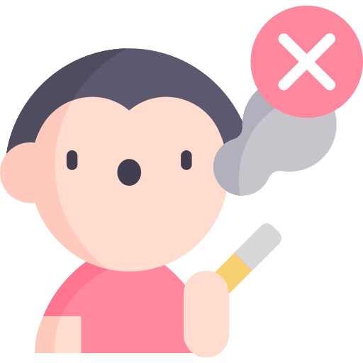 No smoking healthcare and medical cigarette goodwill icon