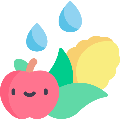 Vegetables food fruit apple icon