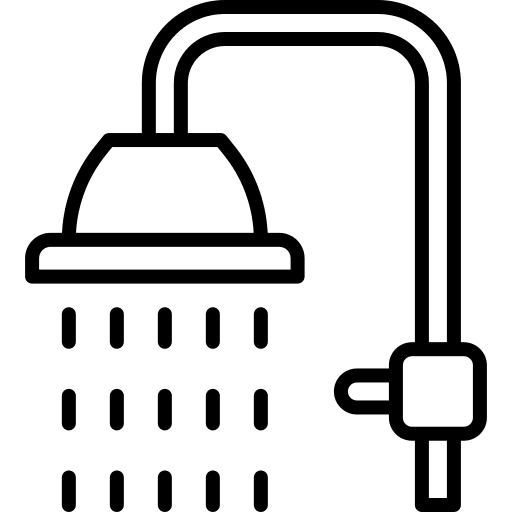 Shower wash hygiene buildings icon
