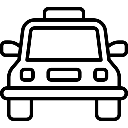 Taxi car public transport taxi icon