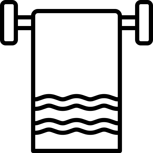 Towel furniture and household candle buildings icon