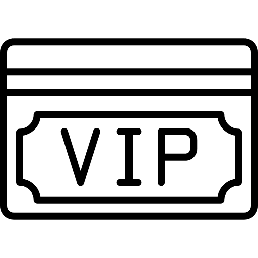 Vip pass exclusive commerce miscellaneous icon