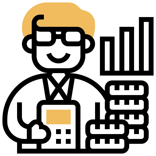 Accounting planning administration financial icon