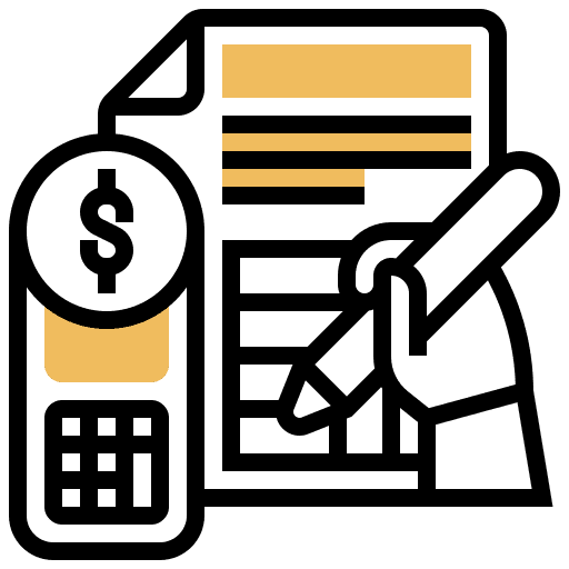 Budget financial business and finance business icon