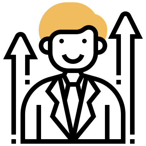 Chief president chief leader icon