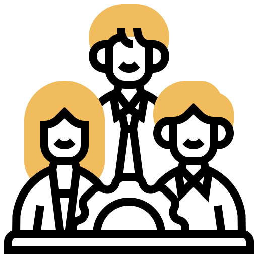 Director leader director meeting icon