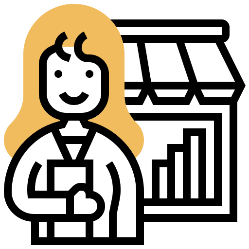 Sales marketing statistics business and finance icon